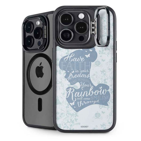 Disney Cinderella Faith In Your Dreams Silhouette iPhone 16 Pro Kickstand Case